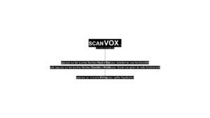 capture d'écran du logiciel scanvox